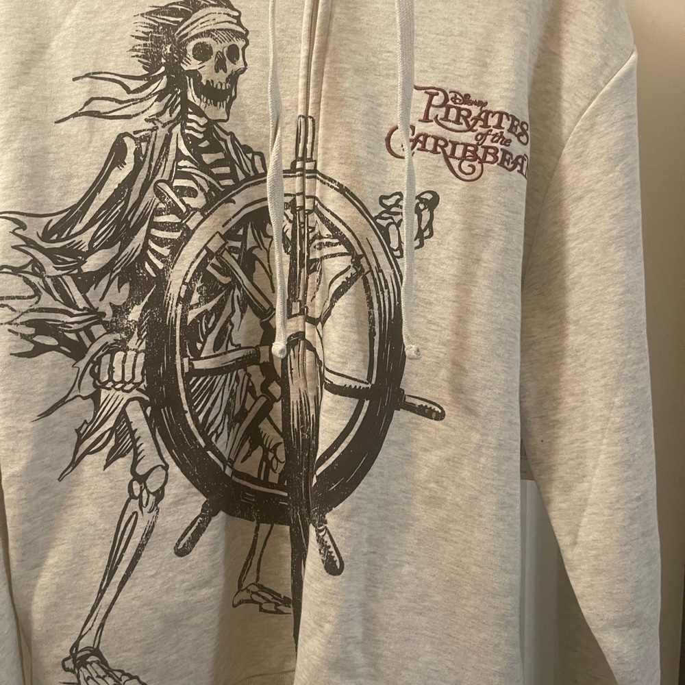 Disney Pirates of the Caribbean Beige Hoodie